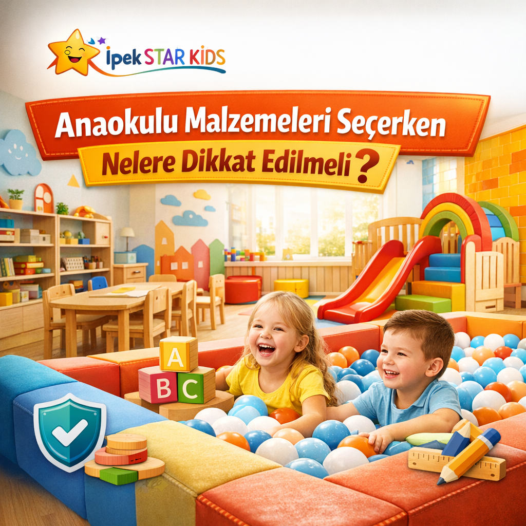 Anaokulu Malzemeleri Seçerken Nelere Dikkat Edilmeli?