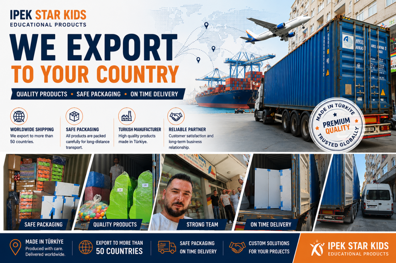 From Türkiye to the World: Preschool Furniture & Educational Equipment Manufacturer