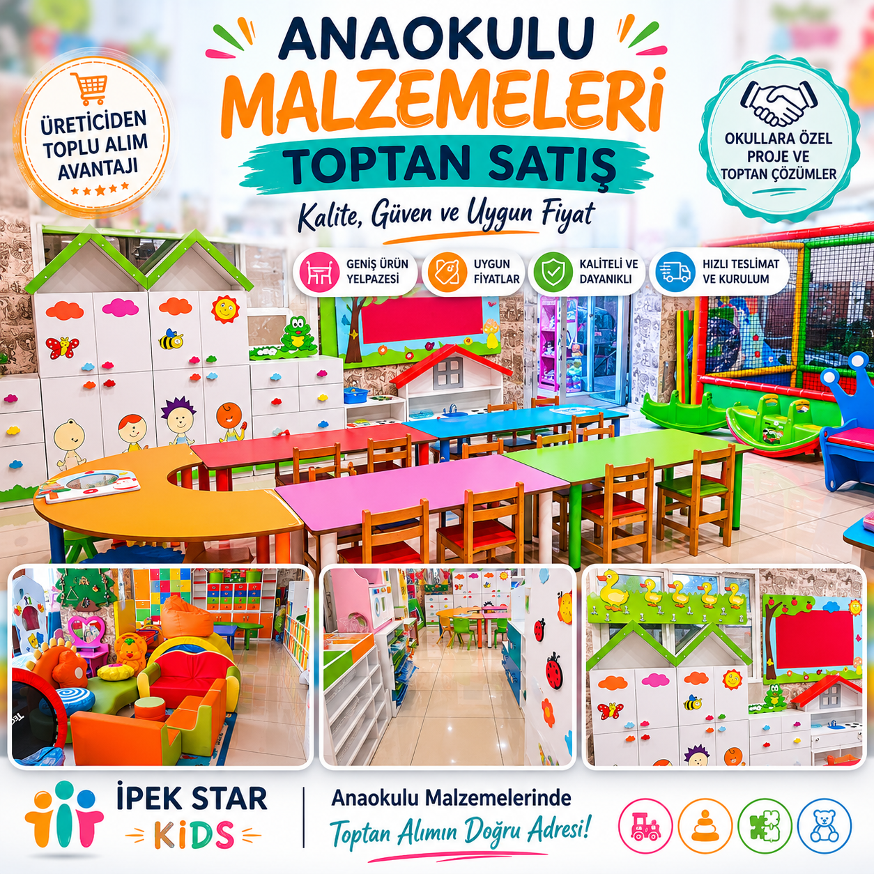 Anaokulu Malzemeleri Toptan Satış 2026