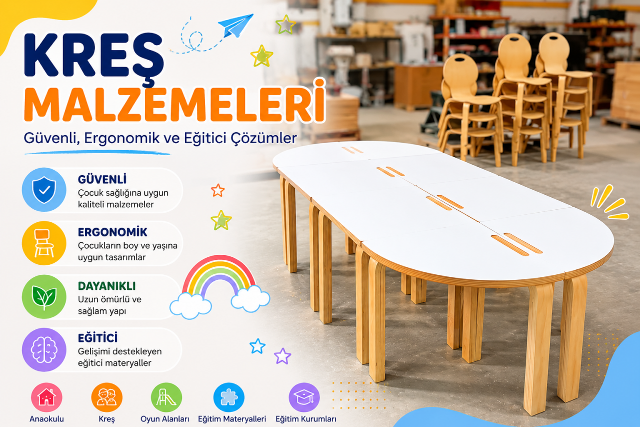 Kreş Malzemeleri: Kreşler İçin Gerekli Ekipman ve Eğitim Araçları Rehberi