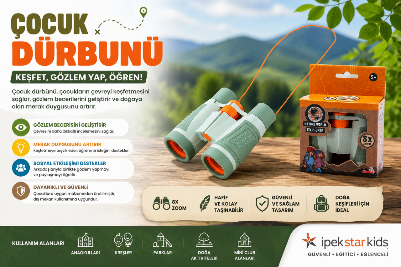 Çocuk Dürbünü Nedir? Oyun Alanlarında Neden Tercih Edilir?