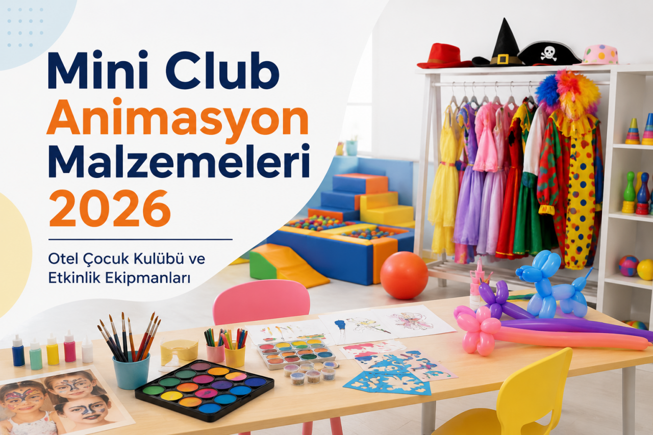 Otel ve Mini Club Animasyon Malzemeleri 2026