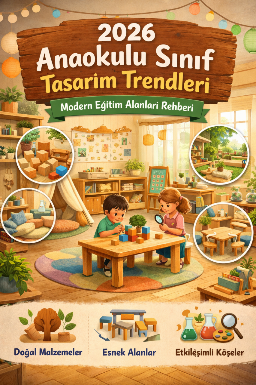 2026 Anaokulu Sınıf Tasarım Trendleri