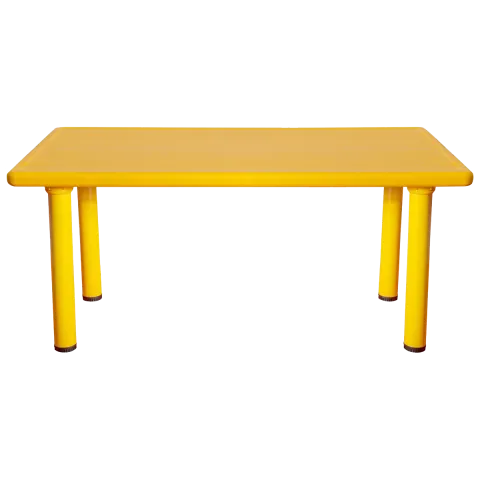 Metal ayaklı anaokulu plastik çocuk masa modeli