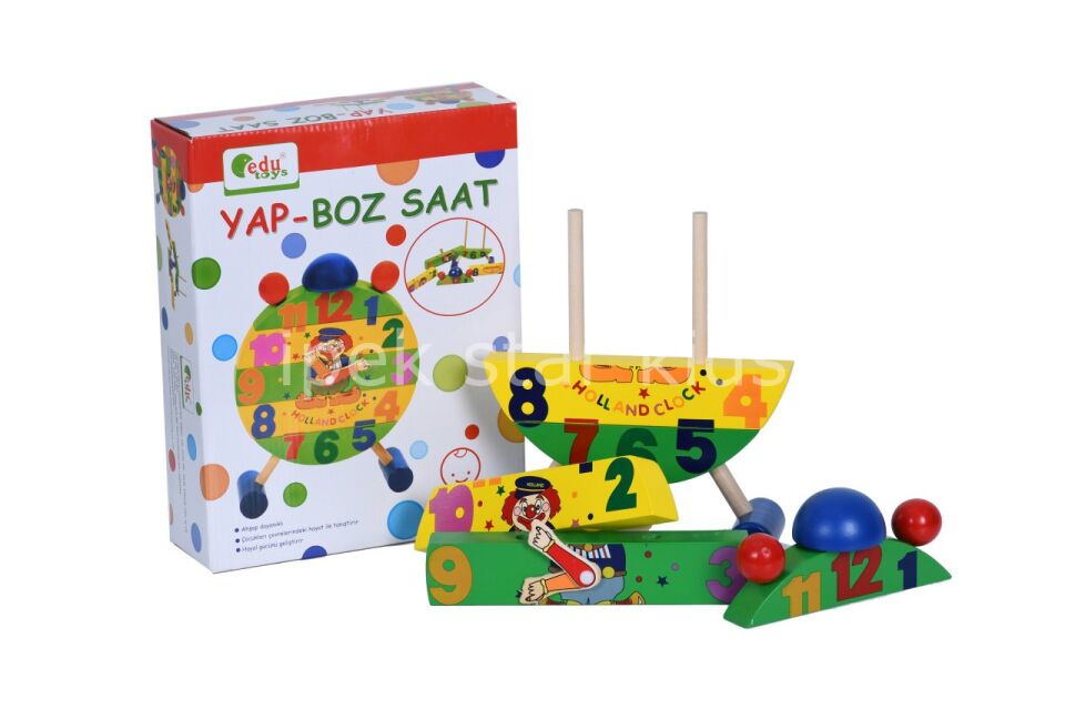 Ahşap Yap-Boz Saat