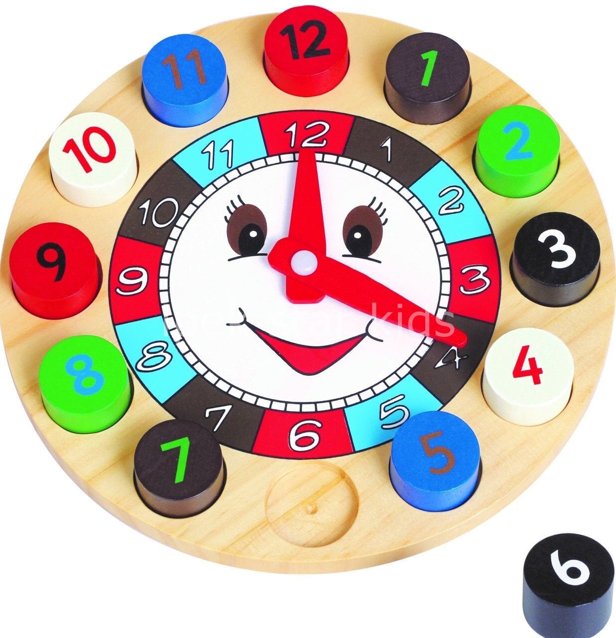 Ahşap Dairesel Saat