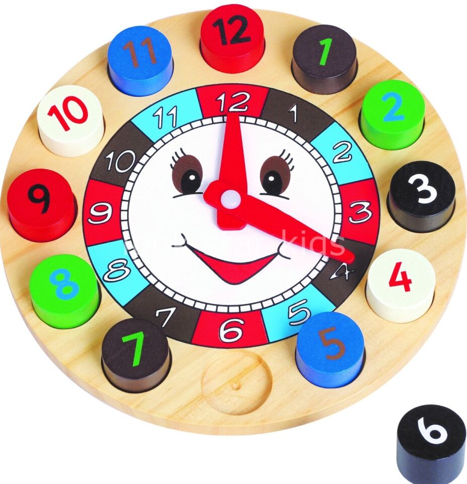 Ahşap Dairesel Saat