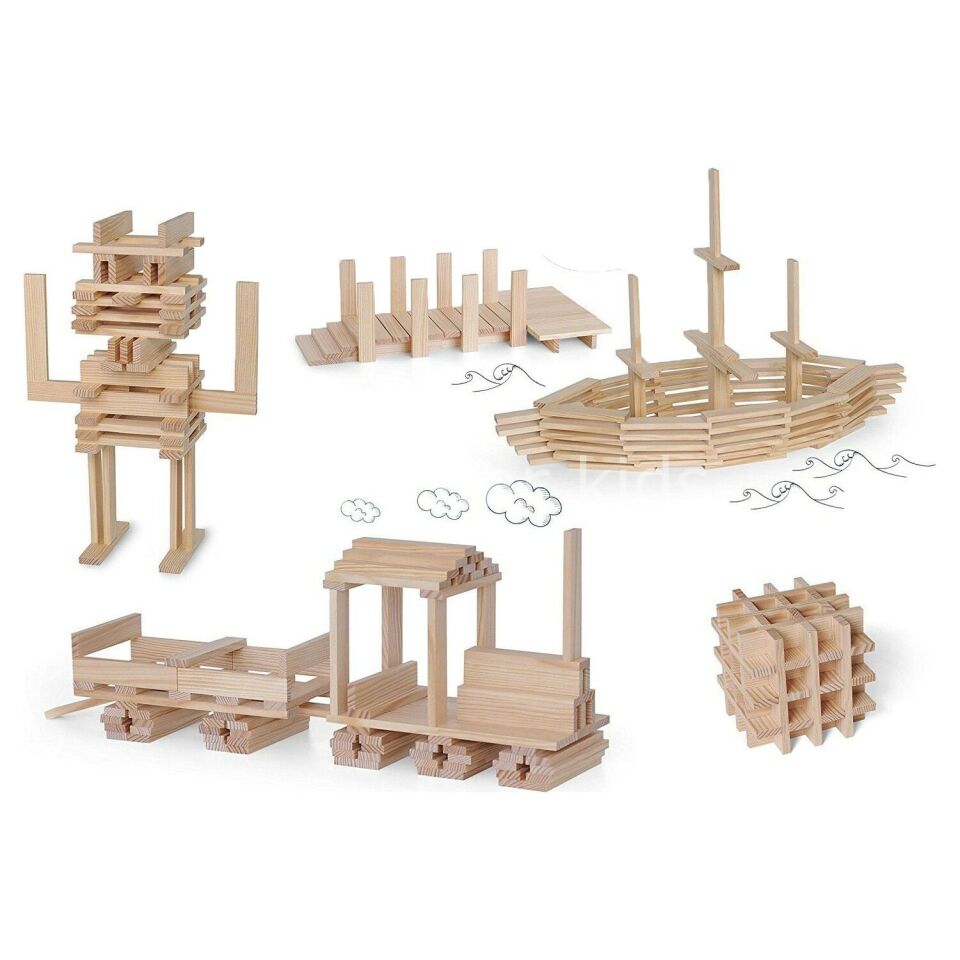 Sihirli Ahşap Yapı Blokları 200 Parça