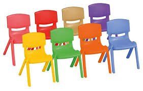 Dolgu Plastik Çocuk Sandalyesi