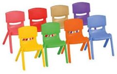 Dolgu Plastik Çocuk Sandalyesi