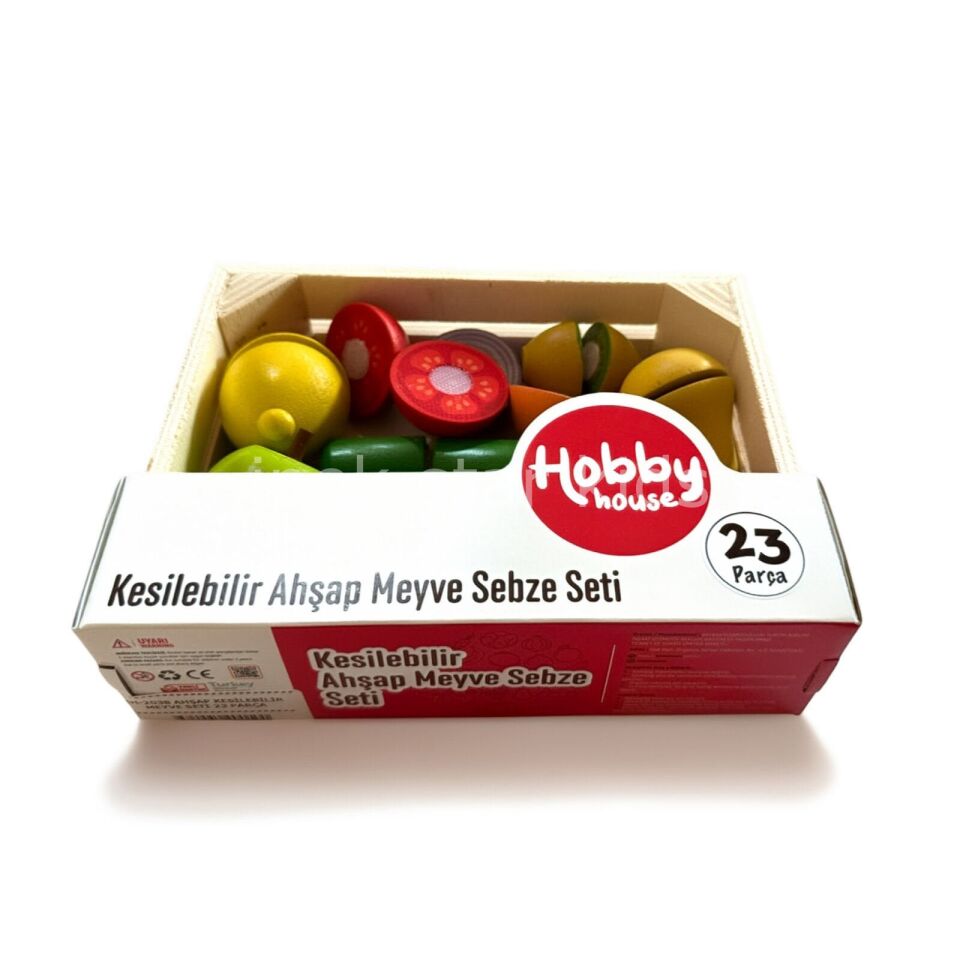 23 Parça Kasalı Meyve Sebze Kesme