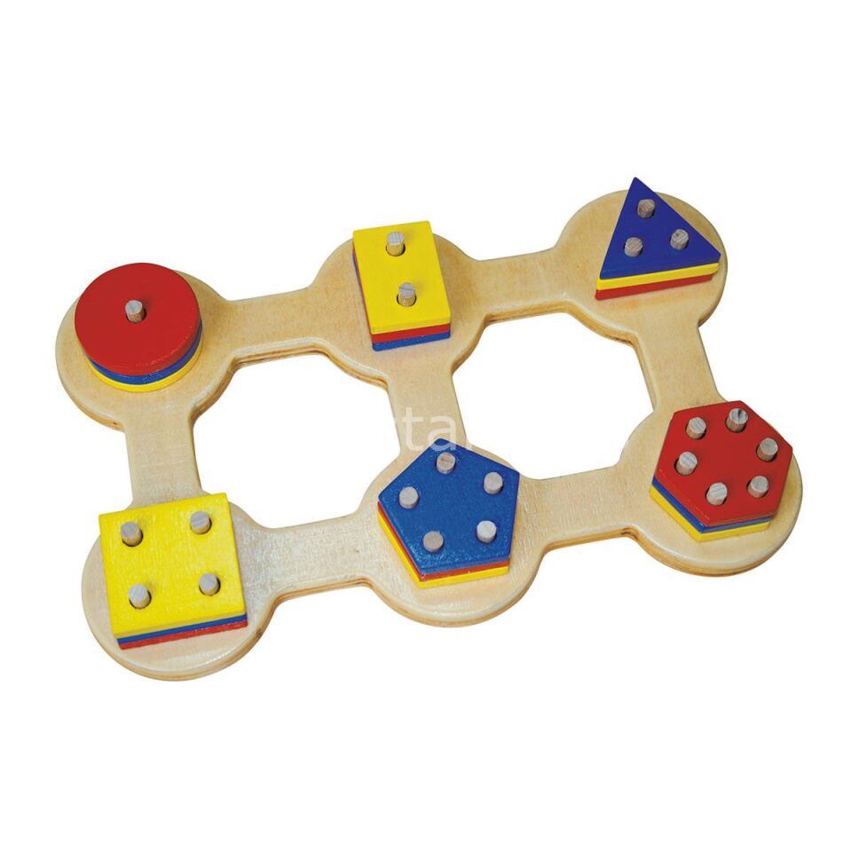 Altılı Geometrik Sök Tak 19 Parça