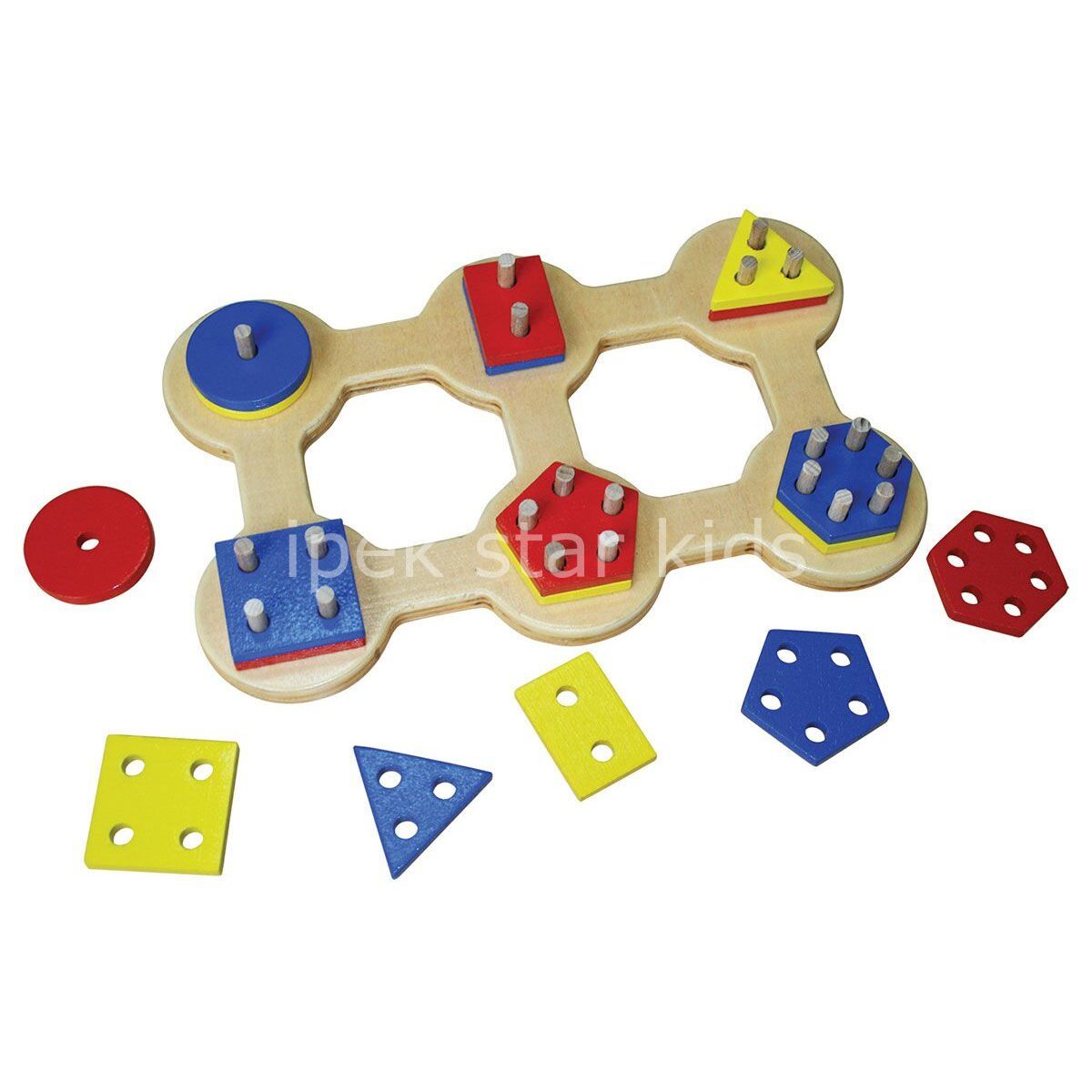 Altılı Geometrik Sök Tak 19 Parça