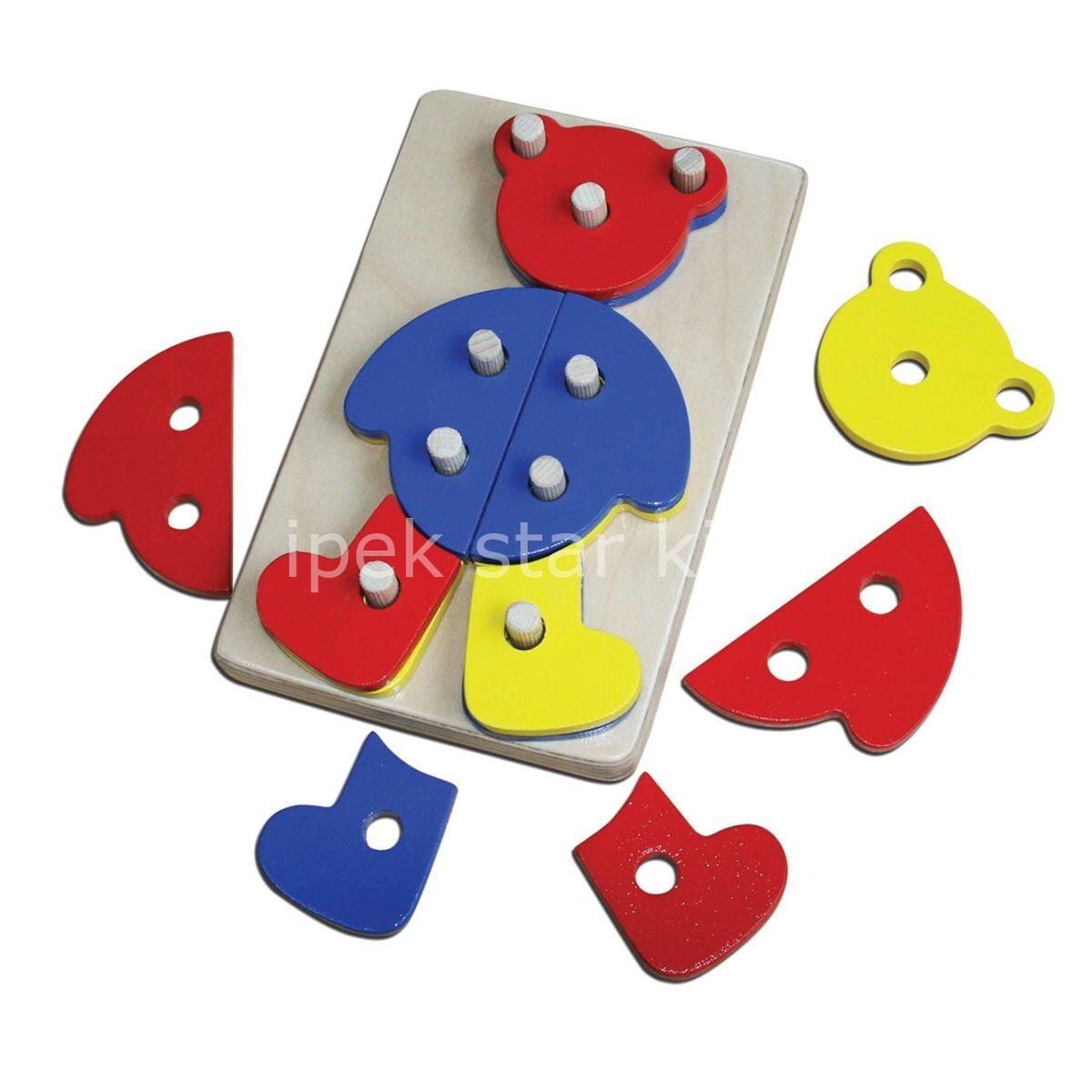 Ayı Sök Tak Ahşap Oyuncak