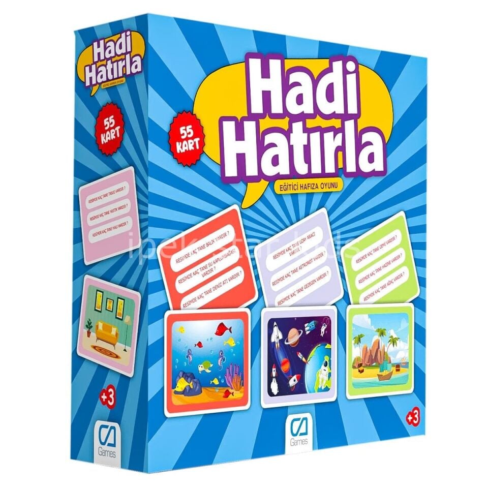 Hadi Hatırla - Eğitici Hafıza Oyunu