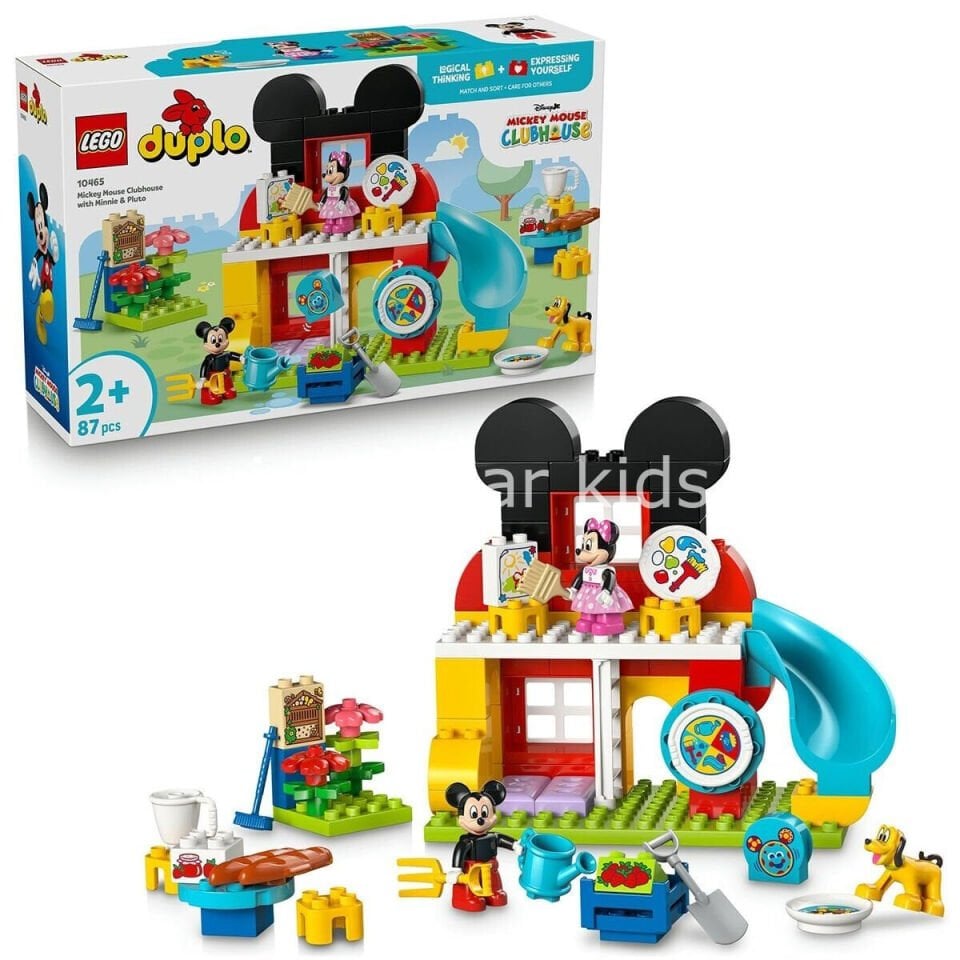 Lego Duplo Minnie ve Pluto ile Mickeynin Kulüp Evi seti
