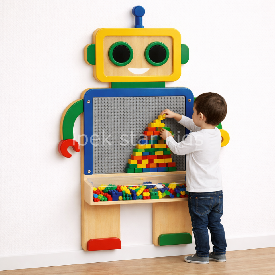 duplo uyumlu lego duvarı anaokulu kullanım