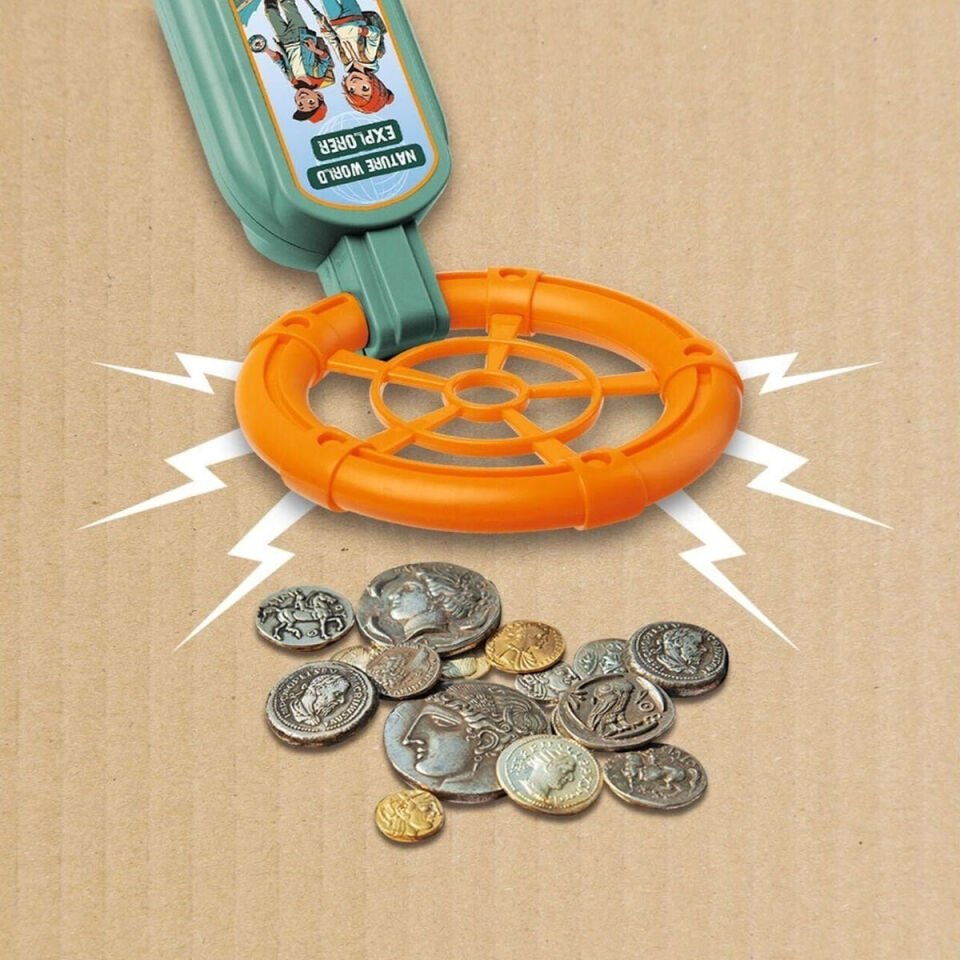 çocuklar için metal dedektörü oyuncak eğitici keşif aracı 3 yaş üzeri