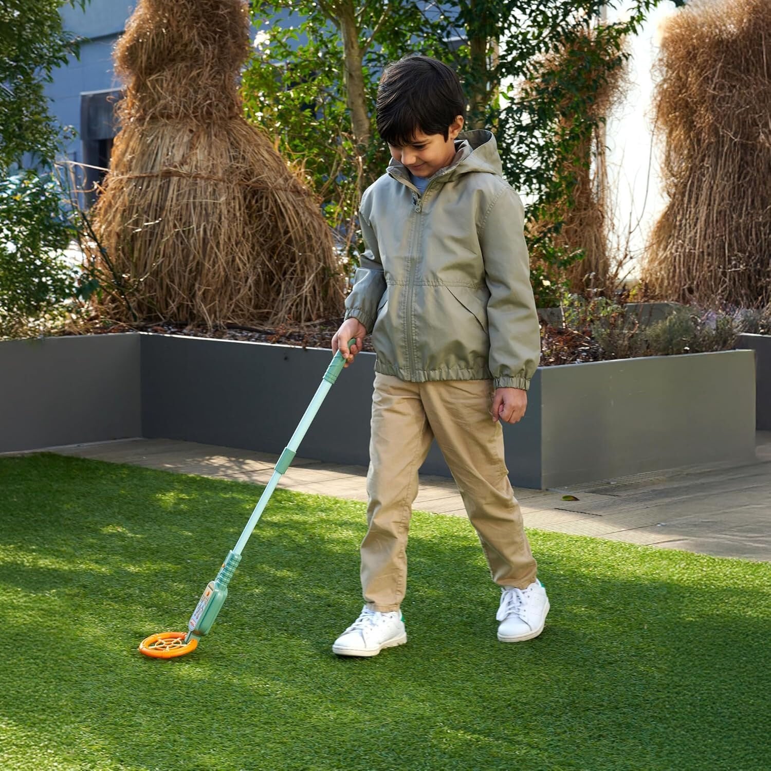 çocuk metal dedektörü ışıklı sesli hazine avı oyuncağı