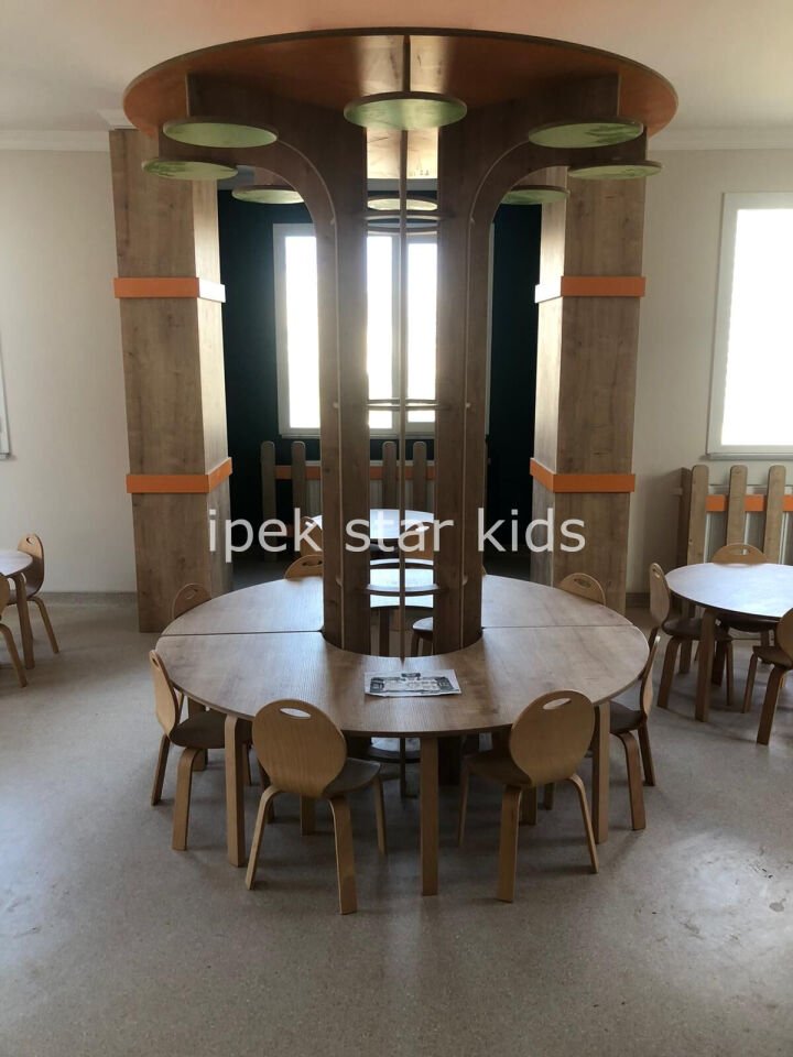çocuk yemekhanesi tasarımı ipek star kids