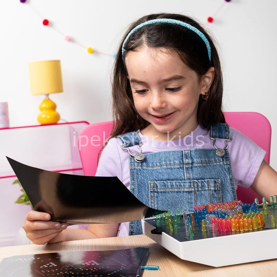 led mozaik oyun paneli çocuk ışıklı tasarım seti