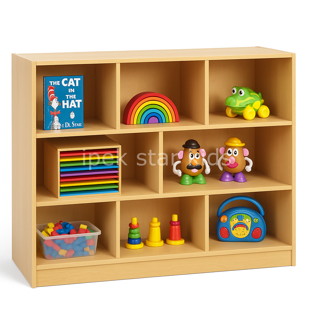 Raflı Oyuncak Dolabı