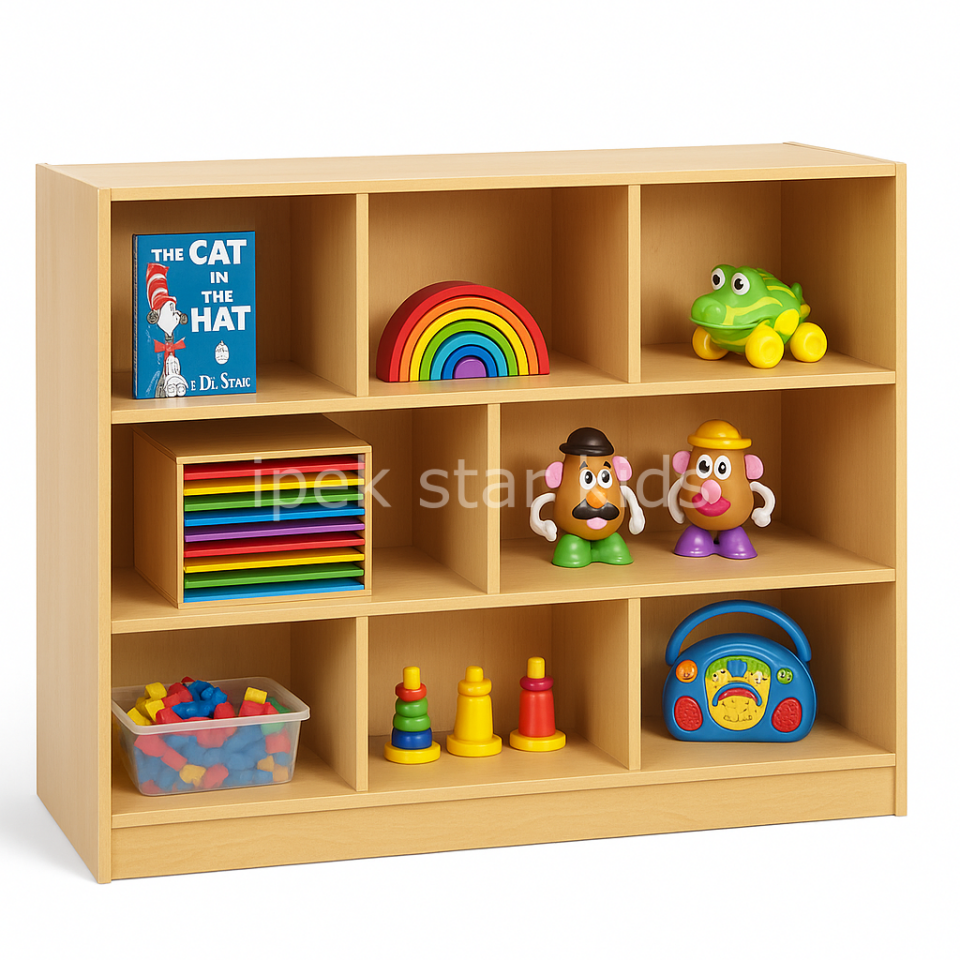 Raflı Oyuncak Dolabı