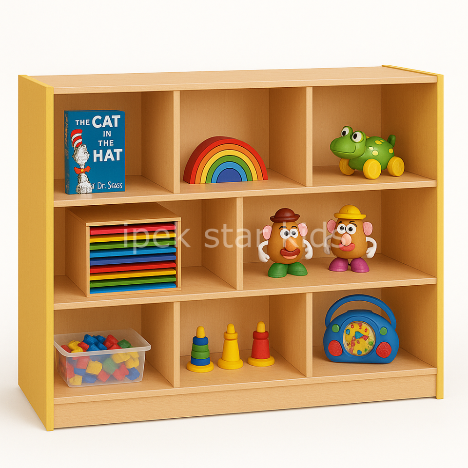 Raflı Oyuncak Dolabı