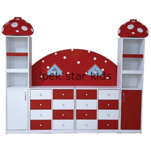 Anaokulu Mantar Dolap Seti