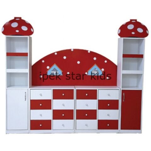Anaokulu Mantar Dolap Seti