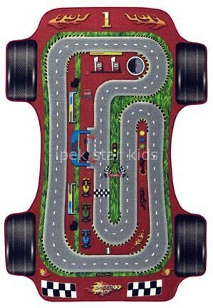 Yarış Arabası Pisti Çocuk Halısı 133x190 cm – Eğitici Oyun Halısı