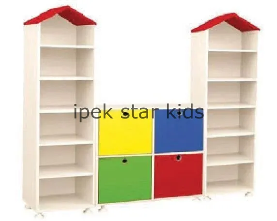 Kuleli Çok Raflı Dolap Grubu