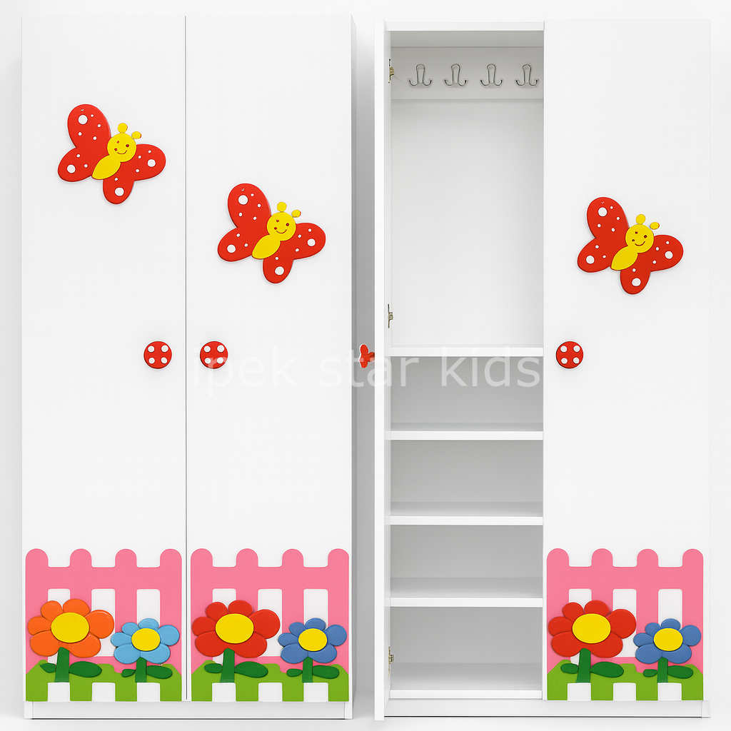 Askılıklı Ayakkabılıklı Portmanto Anaokulu Portmantosu 20 kişilik Tek Modül