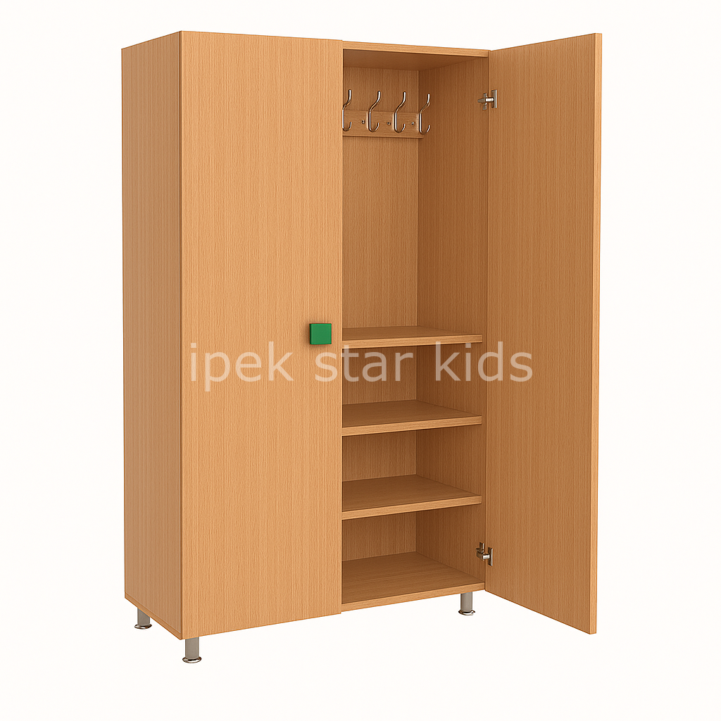 20 Kişilik Portmanto 2 Kapaklı Askılıklı Ayakkabılık