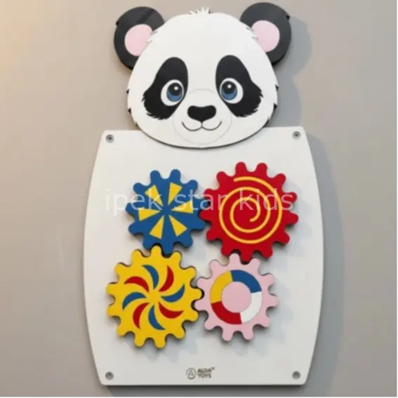 pandalı hayvanlar çocuk duvar oyunları seti