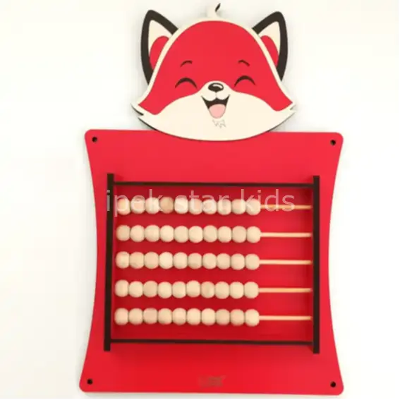 tilki hayvanlar çocuk duvar oyunları seti