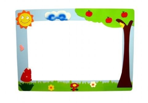 Anaokulu KreşYuva Elma Ağacı Yazı Tahtası