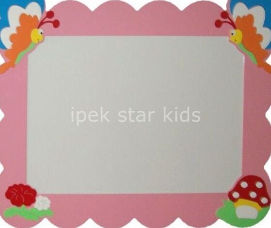 Anaokulu Kreş Yuva Kelebek Figürlü Duvar Yazı Tahtası