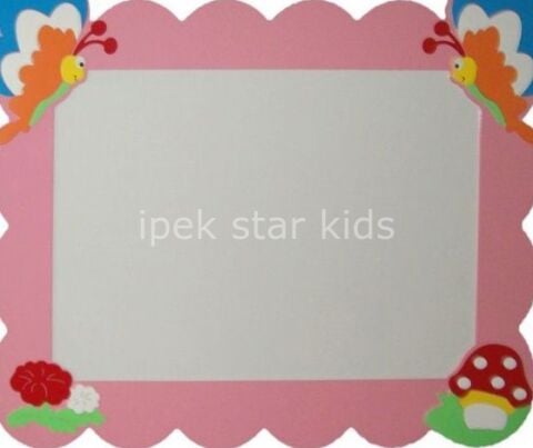 Anaokulu Kreş Yuva Kelebek Figürlü Duvar Yazı Tahtası