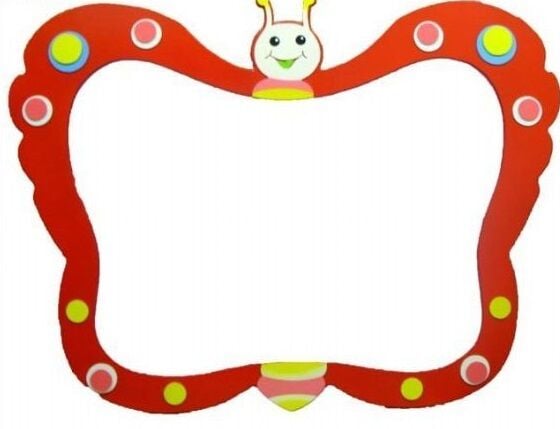 Anaokulu Kreş Yuva Kelebek Figürlü Anaokulu Yazı Tahtası