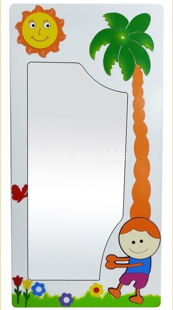 Palmiyeli Çocuk Boy Aynası