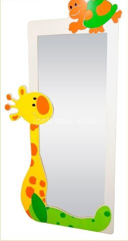 Zürafa Figürlü Çocuk Odası Anasınıfı Boy Aynası