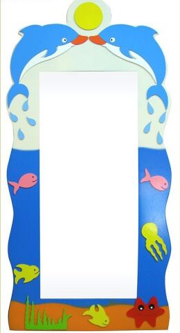 Yunus Figürlü Anaokulu Kreş Çocuk Yuva Boy Aynası