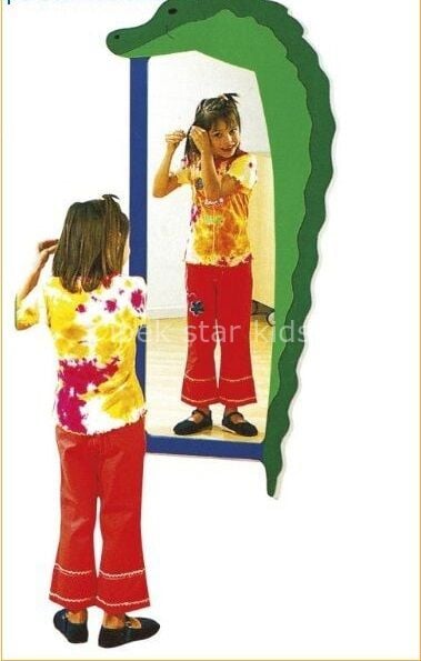 Anaokulu Kreş Yuva Figürlü Boy Aynası