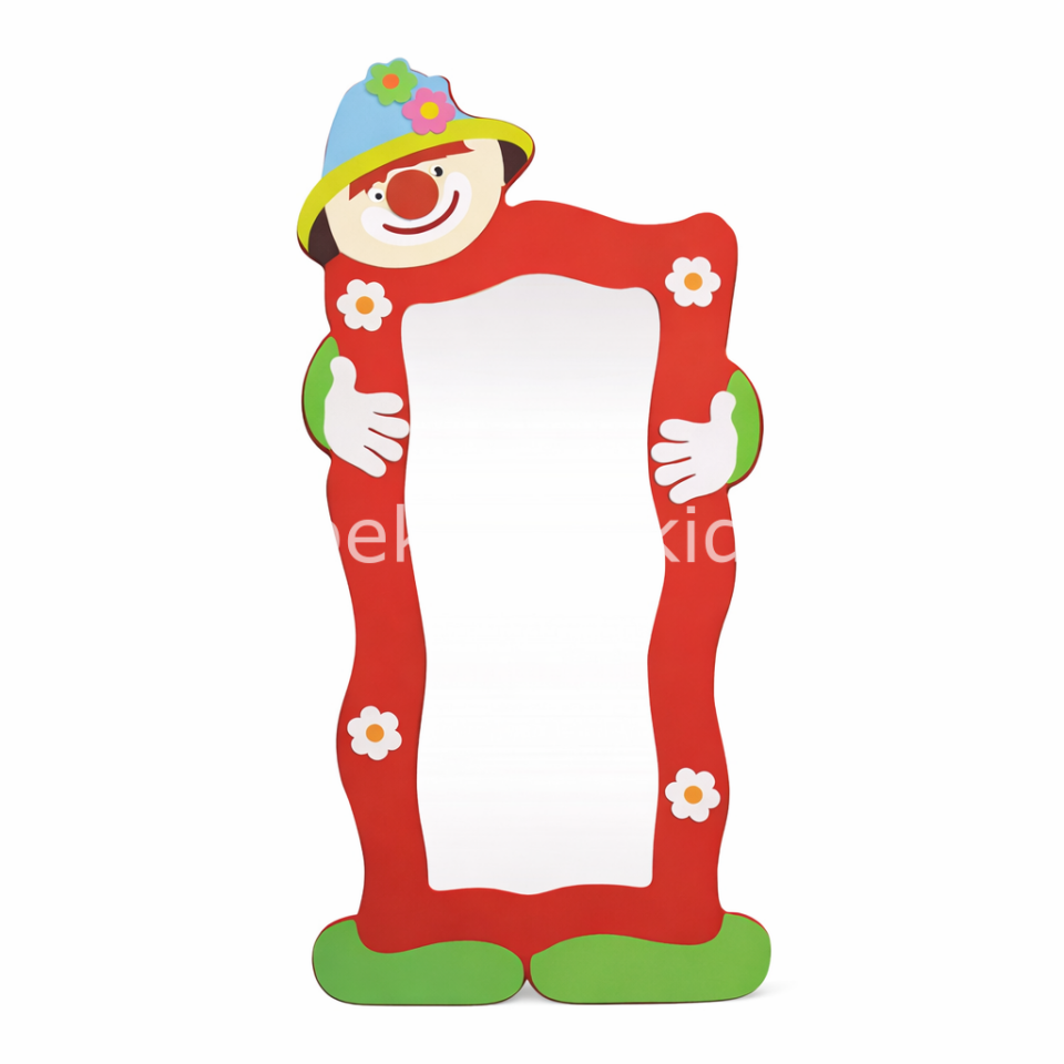 palyaço figürlü anaokulu boy aynası