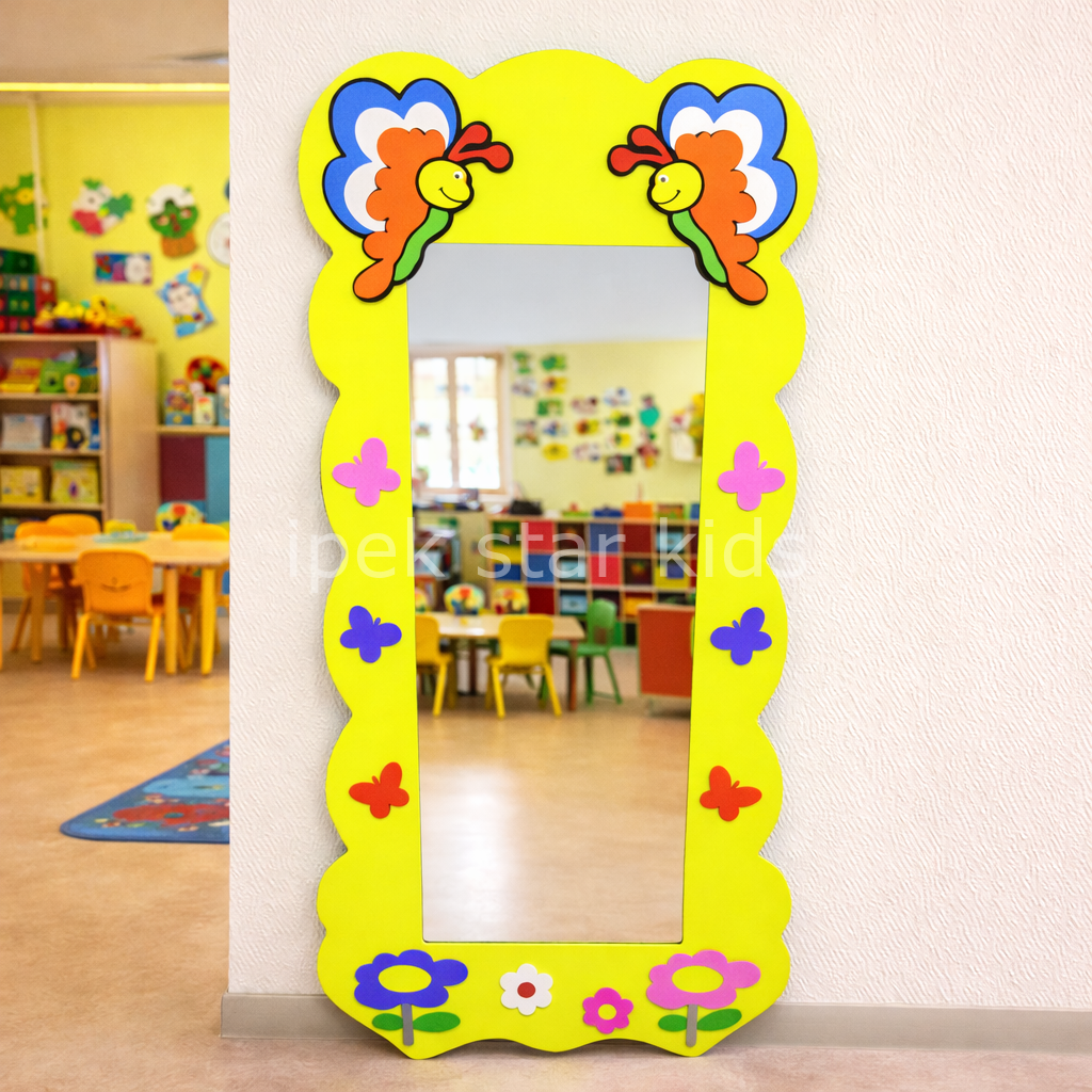 Kelebek Figürlü Boy Aynası