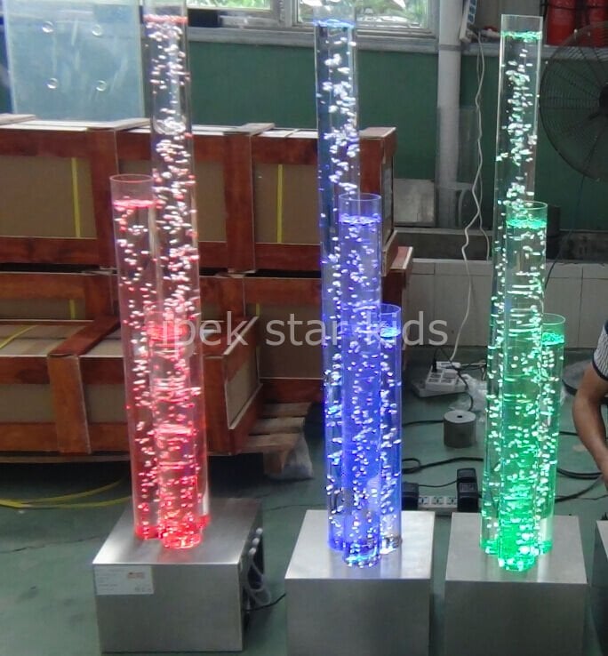 Su Kabarcıklı Led Işıklar Sütunlar