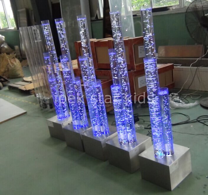 Su Kabarcıklı Led Işıklar Sütunlar