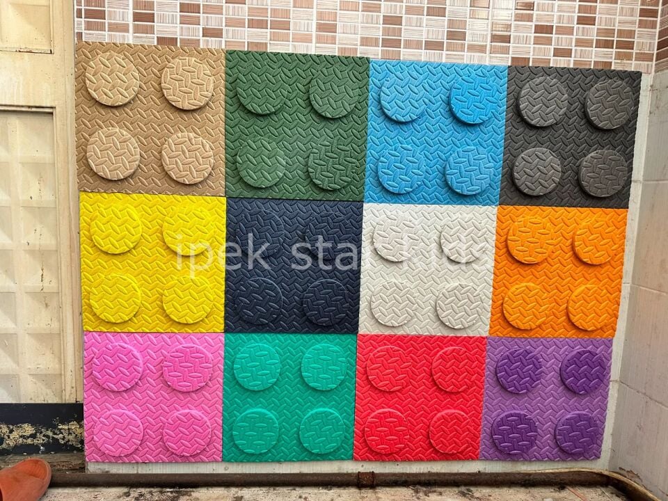 Lego EVA Duvar Koruma Paneli 32x32 cm Kendinden Yapışkanlı m2