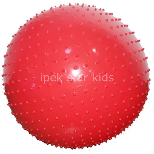 Dikenli Pilates Topu 85 Cm - Kırmızı